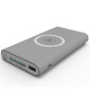 Power bank с беспроводной зарядкой 10 000 mAh серый
